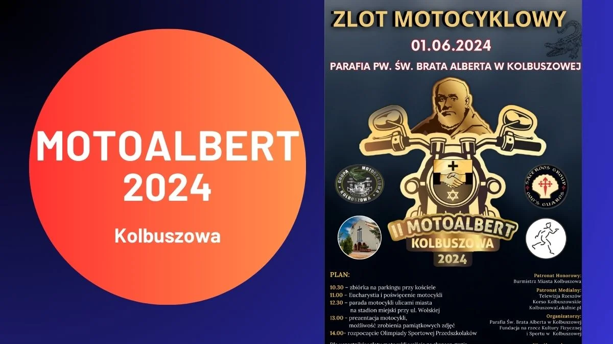 Przed nami 2. edycja zlotu motocyklowego "Motoalbert" w Kolbuszowej. Co w programie? [NASZ PATRONAT - PLAKAT] - Zdjęcie główne