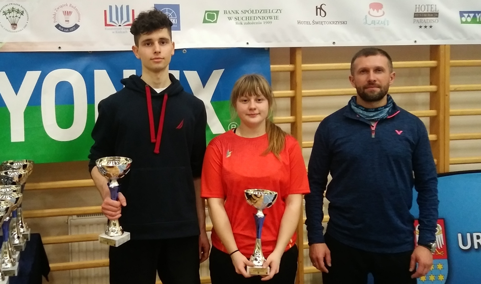 Badminton. Szymon Maciąg z trzema medalami  - Zdjęcie główne