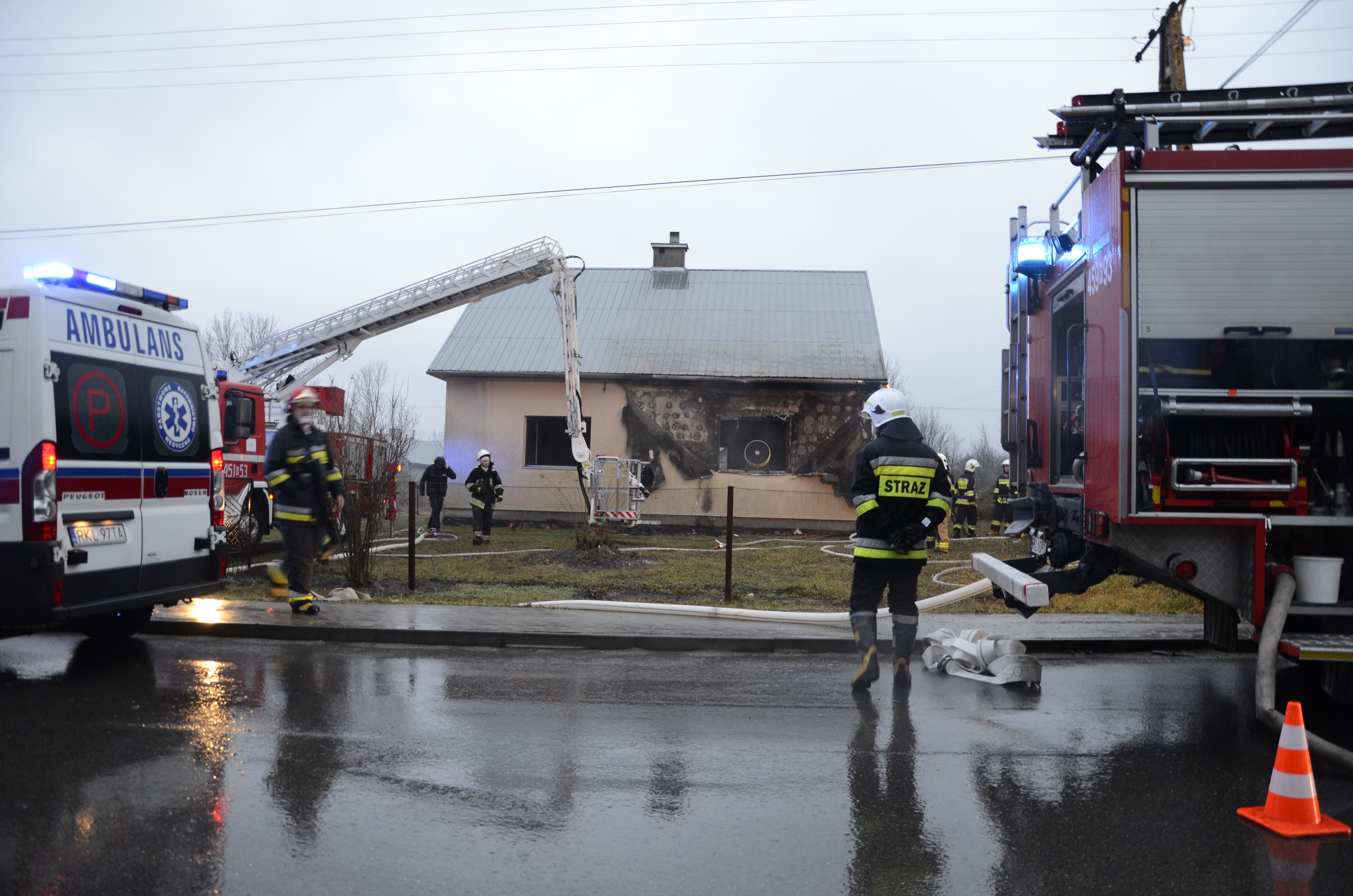 Policja o tragicznym pożarze w Lipnicy. Zginął 49-latek - Zdjęcie główne