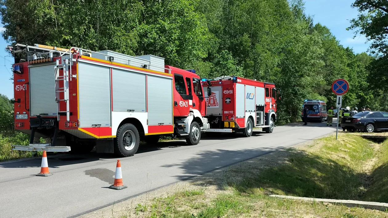 Wypadek w Widełce