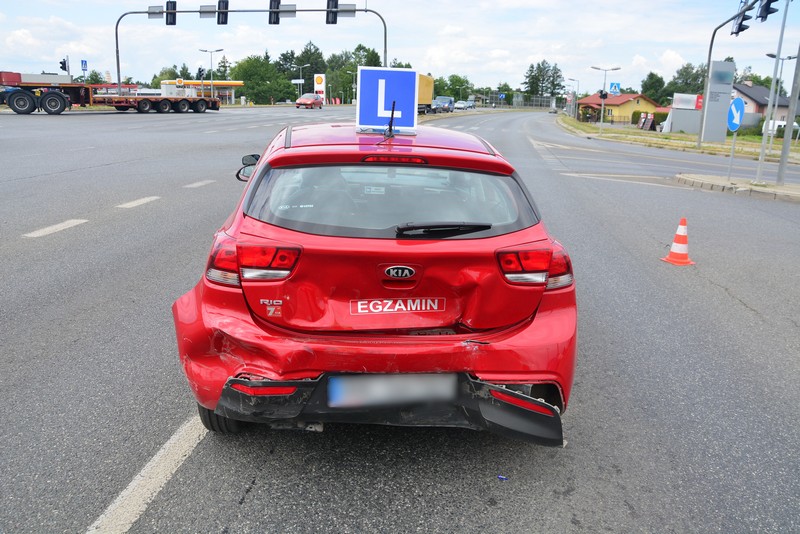 Z PODKARPACIA. Wypadek podczas zdawania prawa jazdy. Egzaminator w szpitalu |ZDJĘCIA| - Zdjęcie główne