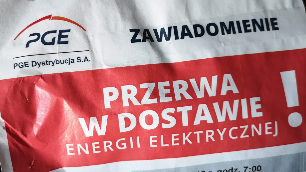 Brak prądu w kwietniu w powiecie kolbuszowskim. Na liście dwie miejscowości [AKTUALIZACJA] - Zdjęcie główne