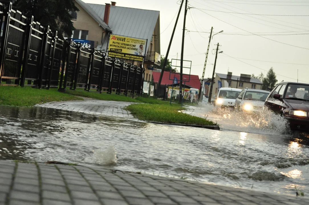 Podtopiona Kolbuszowa - sierpień 2012. 
