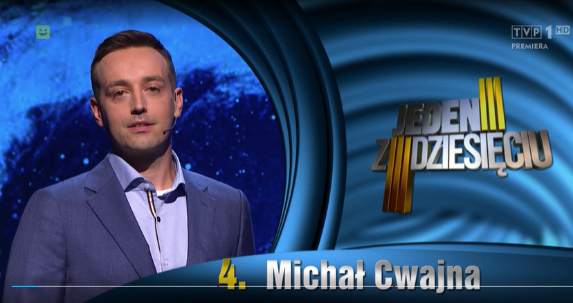 Michał Cwajna pochodzący z Dzikowca zwycięzcą teleturnieju "Jeden z dziesięciu"! [ZDJĘCIA] - Zdjęcie główne