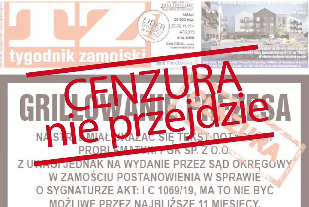 CENZURA nie przejdzie! Publikujemy zakazane teksty Tygodnika Zamojskiego |W GEŚCIE SOLIDARNOŚCI| - Zdjęcie główne