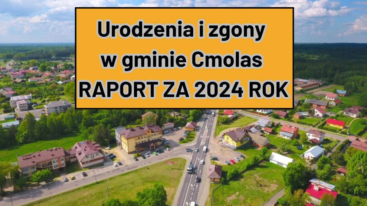 Gmina Cmolas w liczbach. Tyle zgonów i tyle urodzeń w 2024 roku - Zdjęcie główne