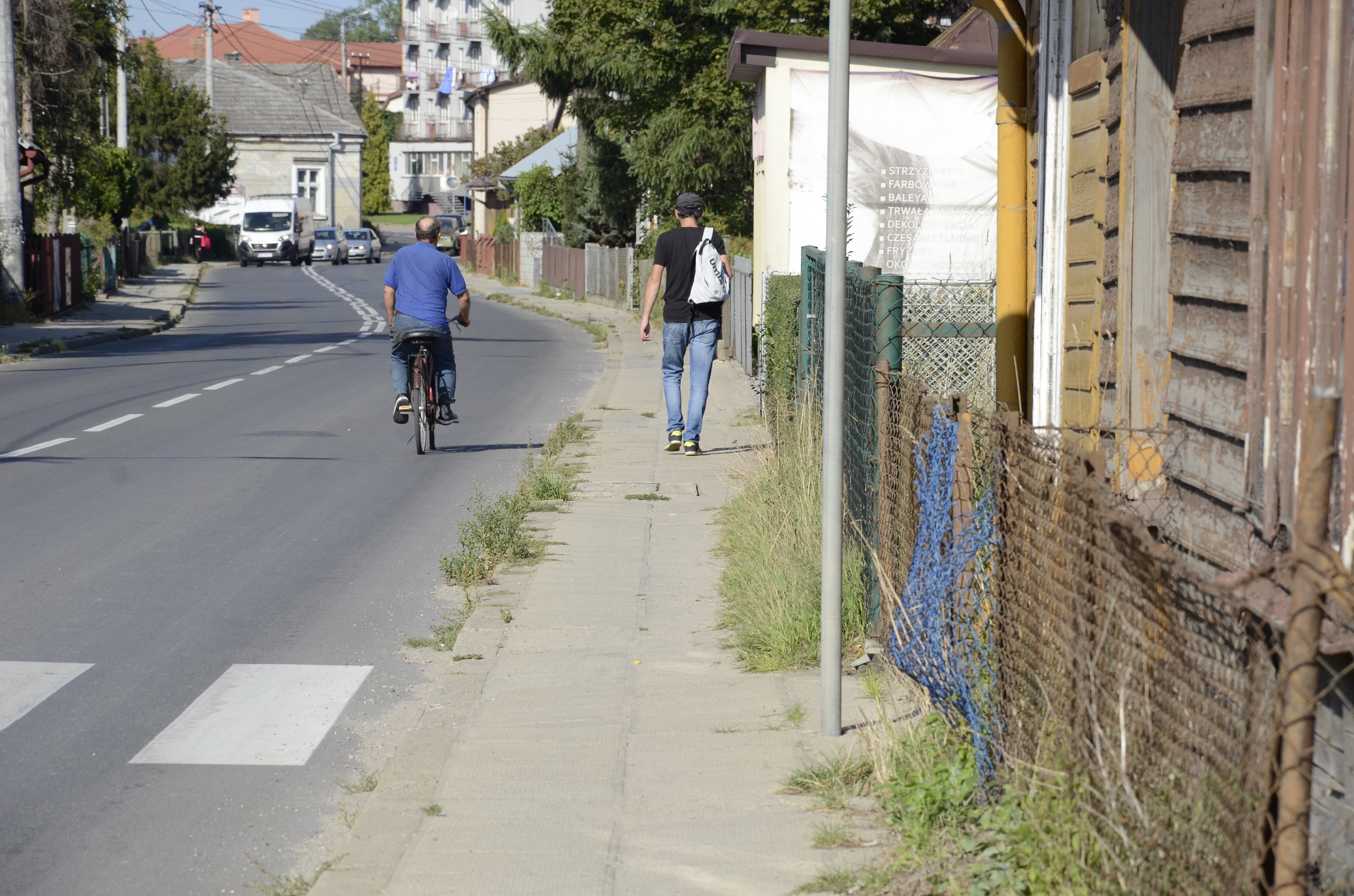 Kupy, trawa i chwasty na ulicach Piłsudskiego i Kilińskiego w Kolbuszowej  - Zdjęcie główne