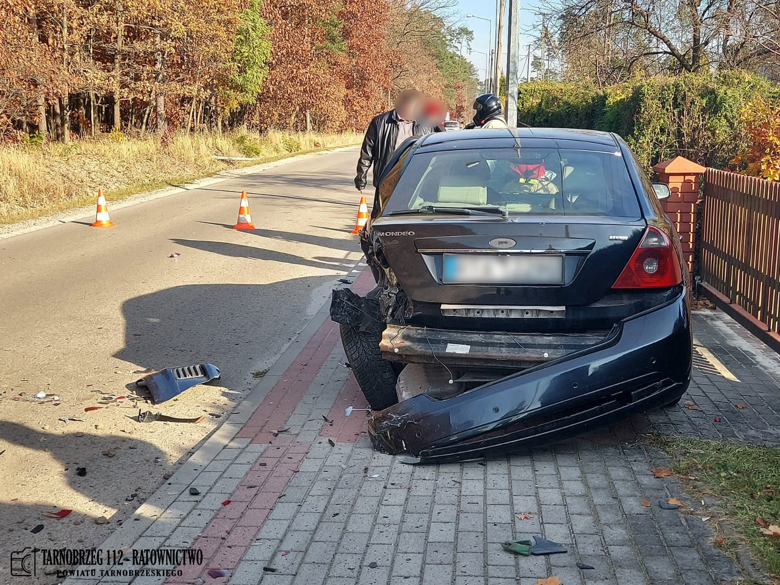 Wypadek w Nowej Dębie