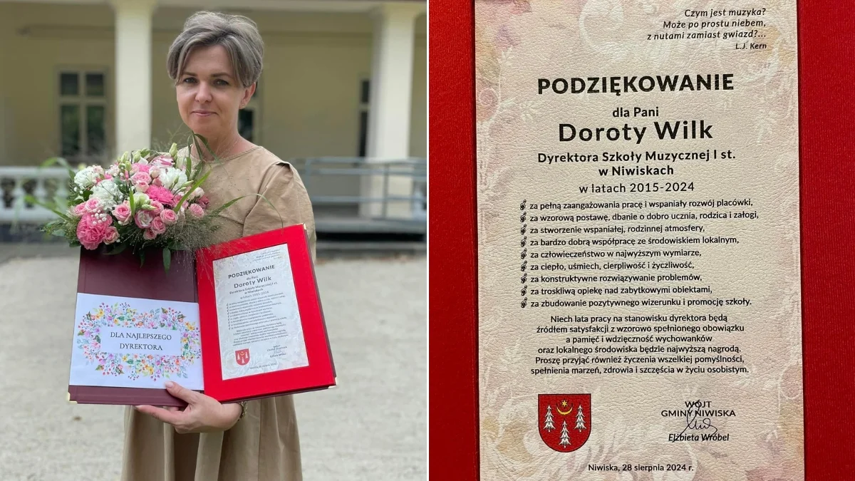 Dorota Wilk nie będzie już dyrektorem Szkoły Muzycznej I stopnia w Niwiskach. Kto ją zastąpi? - Zdjęcie główne