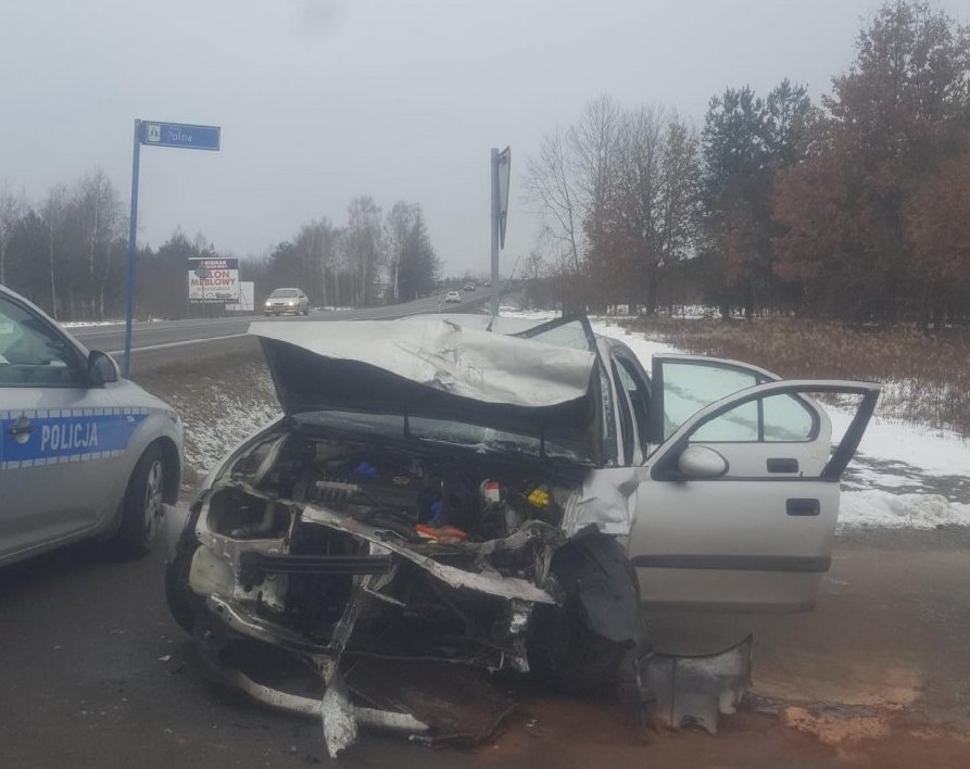 Z PODKARPCIA. Wypadek na krajowej drodze nr 19. Dwie osoby trafiły do szpitala [ZDJĘCIA] - Zdjęcie główne