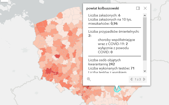 Zmarło dwóch mieszkańców powiatu kolbuszowskiego. Są też nowe zakażenia [czwartek - 22 kwietnia] - Zdjęcie główne