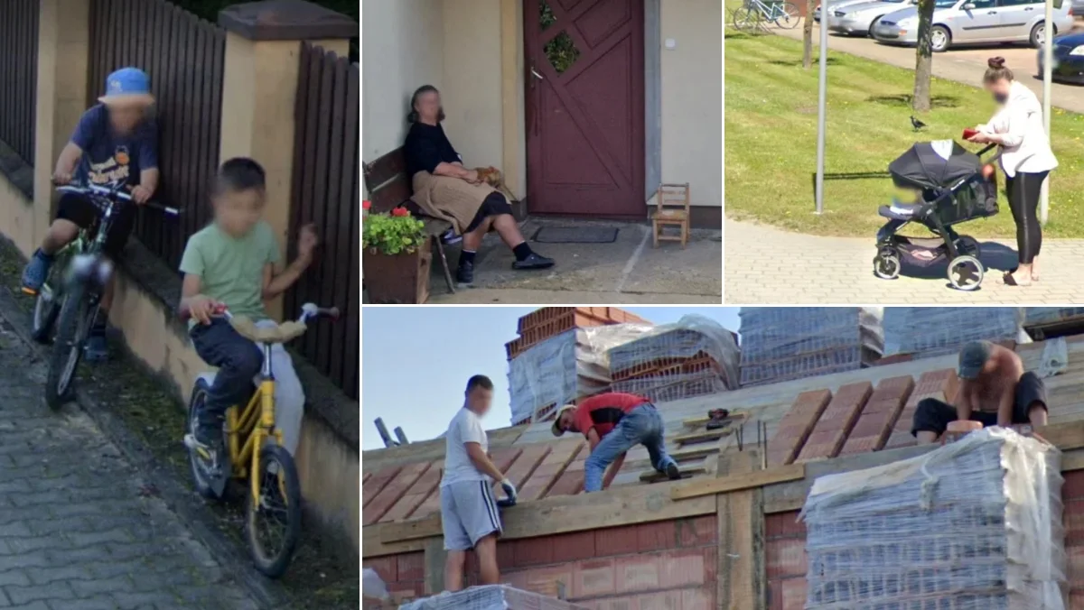 Majdan Królewski na najnowszych fotografiach Google Street View z 2021 roku. Mieszkańcy "przyłapani" podczas pracy czy spaceru [ZDJĘCIA] - Zdjęcie główne