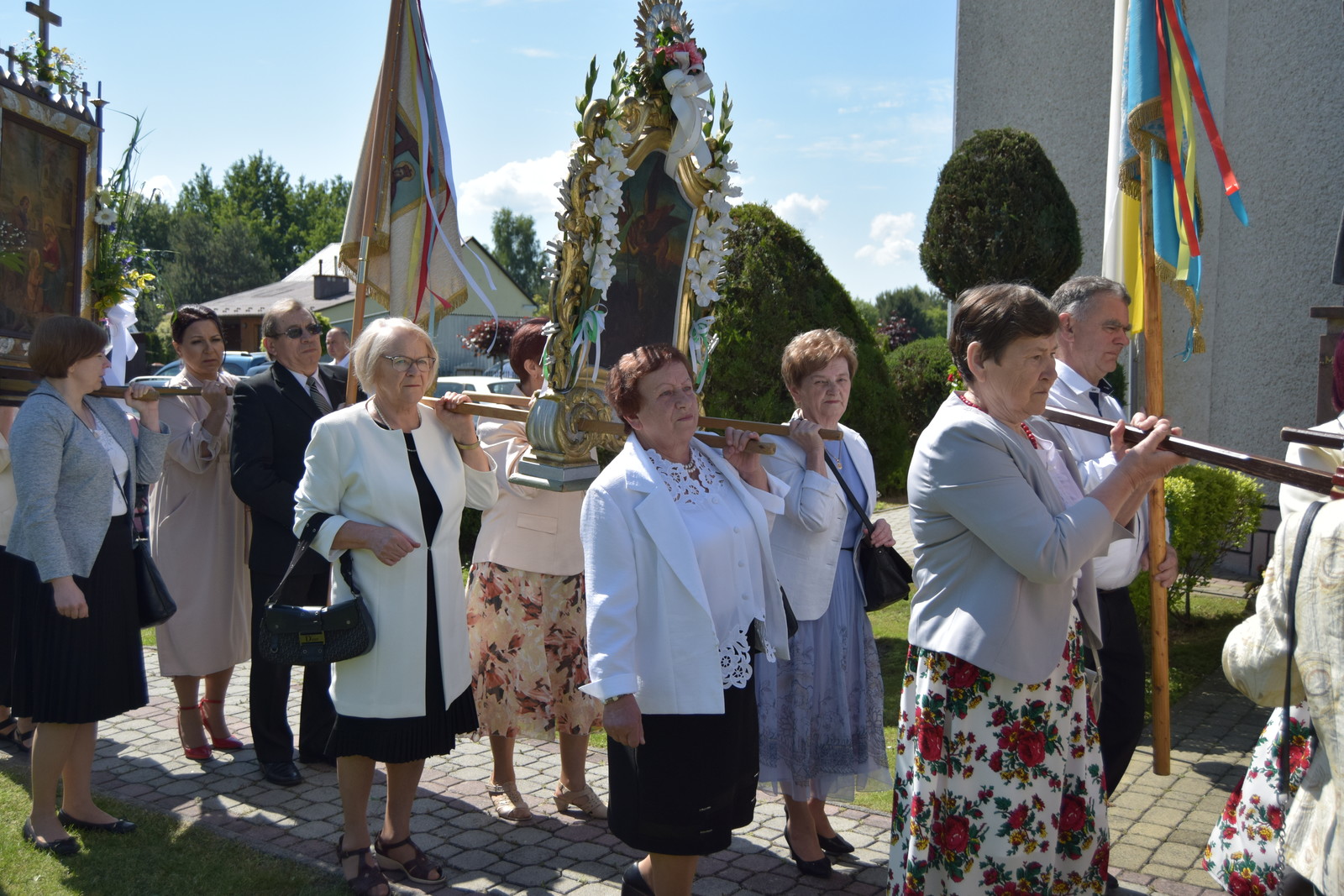 Boże Ciało w parafii Cmolas.