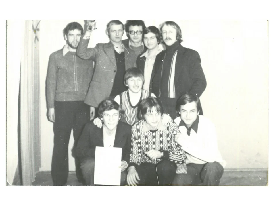 Sekcja tenisa stołowego, rok 1985.