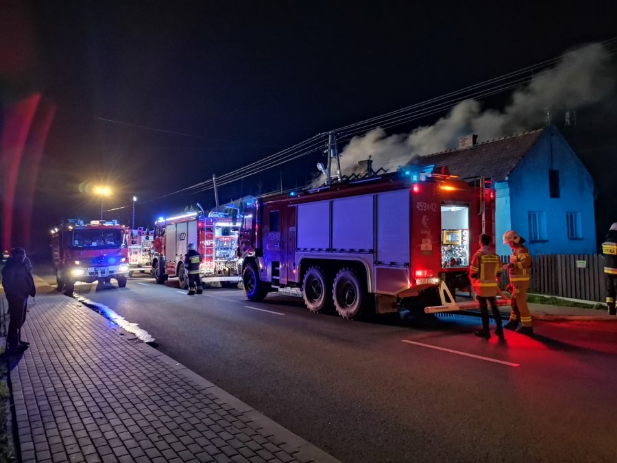 Pożar domu w Raniżowie - Zdjęcie główne