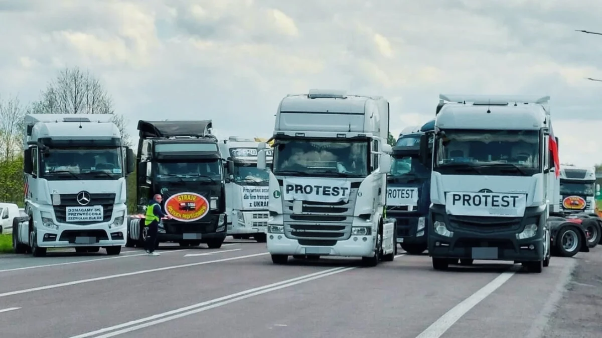 Będzie protest przewoźników w Widełce. Blokada drogi krajowej nr 9 potrwa 72 godziny - Zdjęcie główne