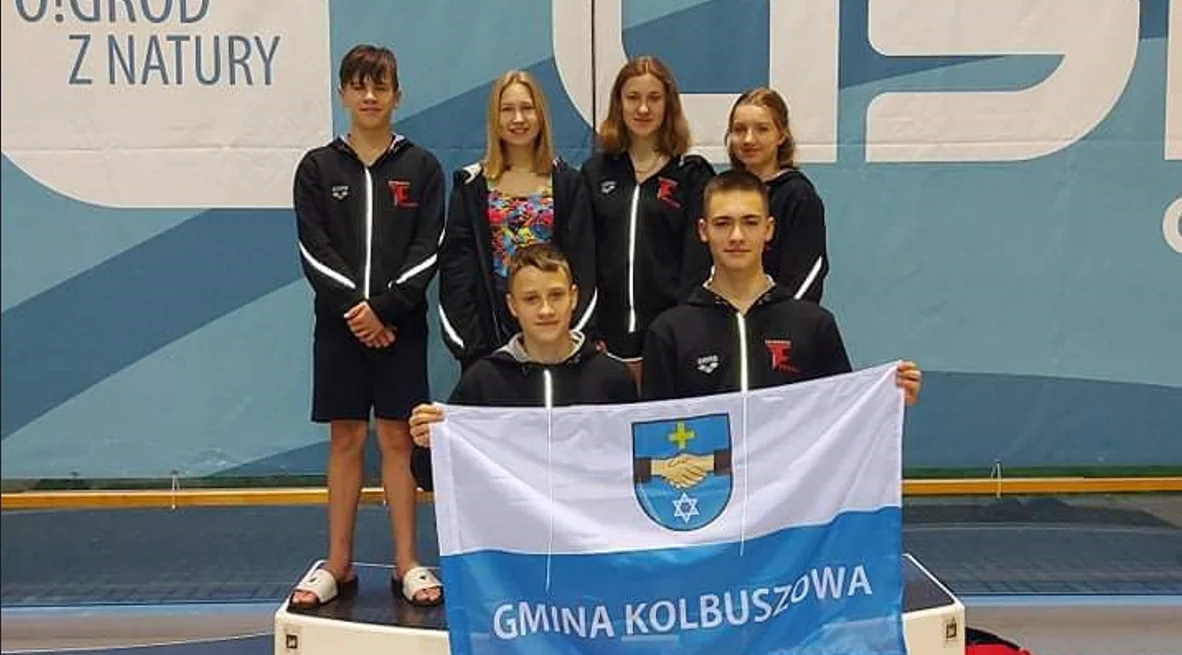 Pływacy z USK Fregata Kolbuszowa na mistrzostwach Polski  - Zdjęcie główne