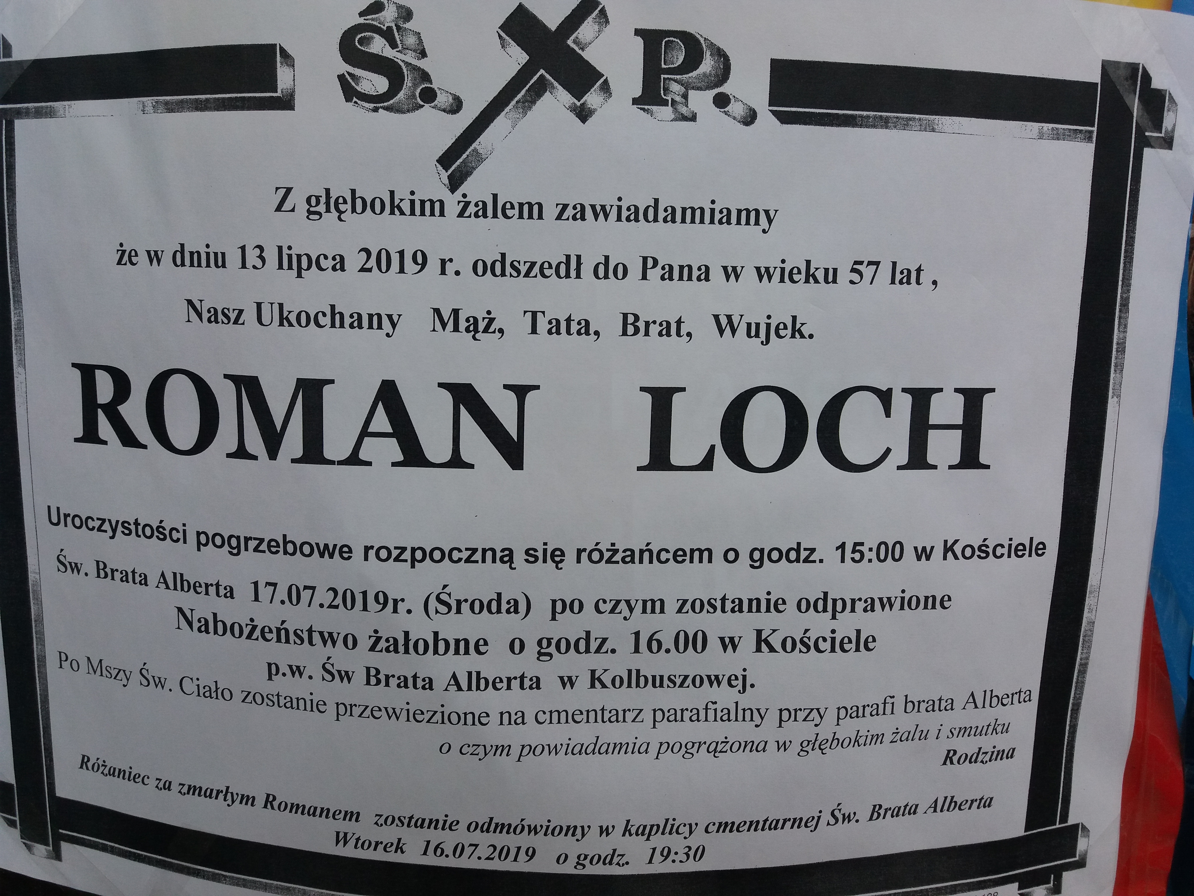 Dziś pogrzeb zmarłego policjanta. Będą utrudnienia w ruchu w Kolbuszowej - Zdjęcie główne