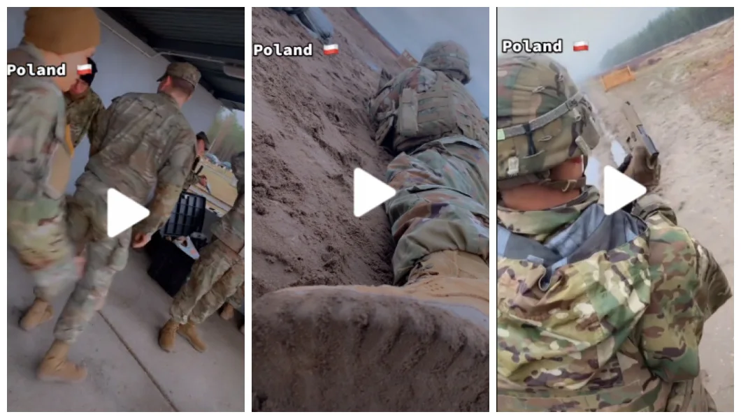 Ćwiczenia amerykańskich żołnierzy w Nowej Dębie zobaczysz na TikToku. Tańczą, strzelają, odpoczywają  - Zdjęcie główne