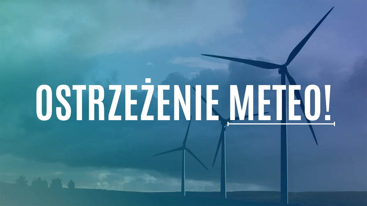 Ostrzeżenie meteorologiczne dla Podkarpacia: silne porywy wiatru i możliwe burze - Zdjęcie główne