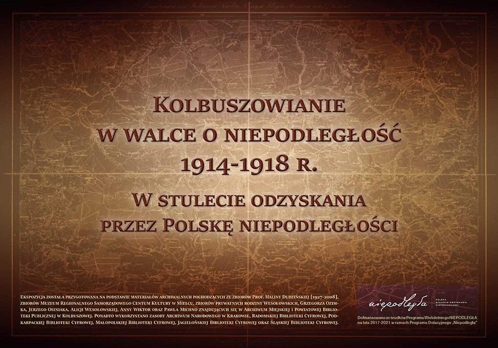 Wystawa w bibliotece: Kolbuszowianie w walce o niepodległość 1914 - 1918 r. - Zdjęcie główne