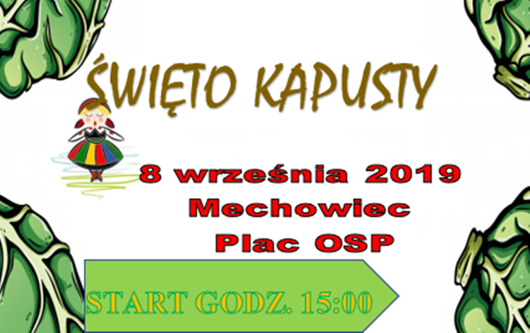 "Święto Kapusty" w Mechowcu już za tydzień [PLAKAT] - Zdjęcie główne