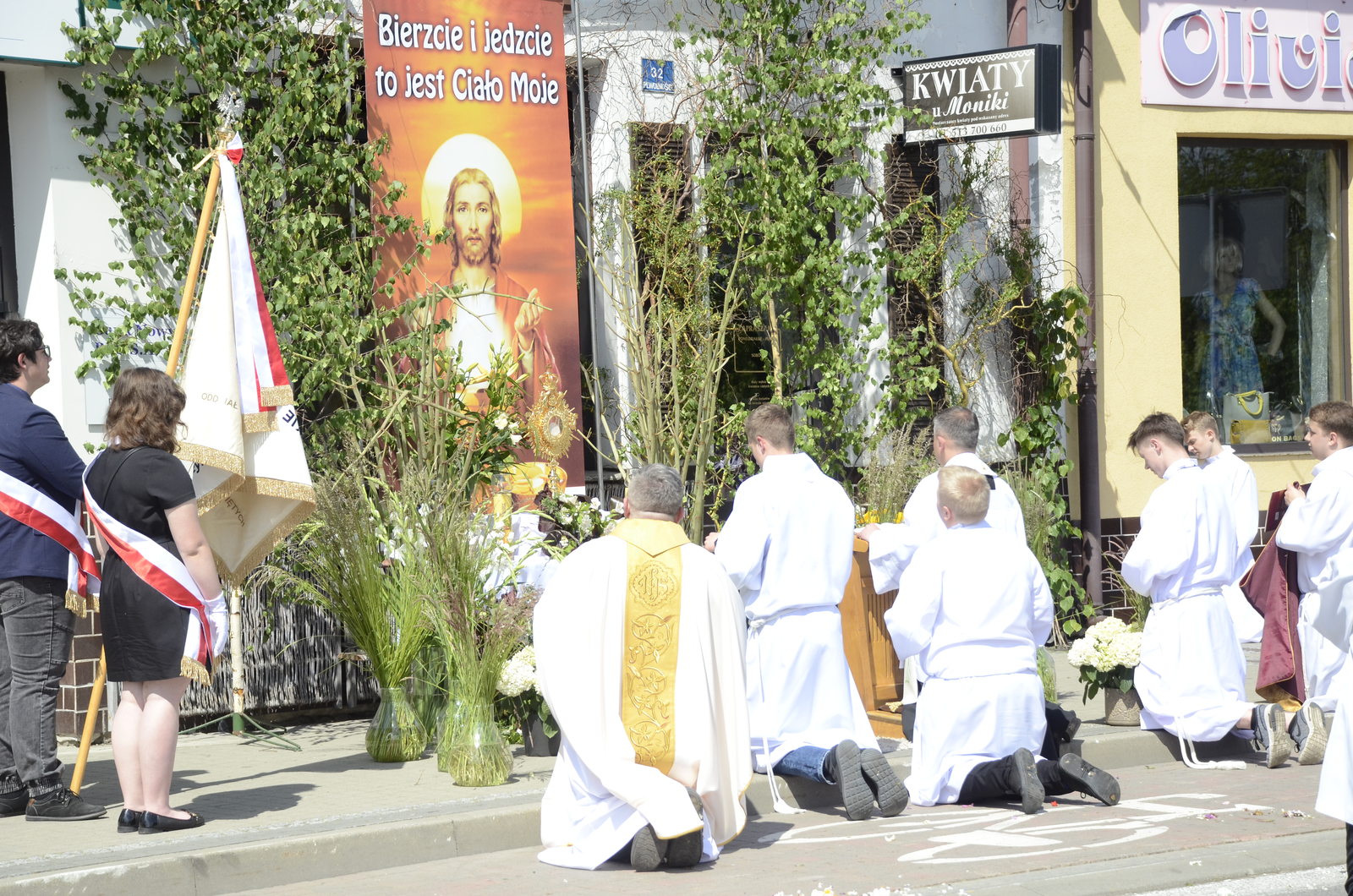 Uroczystości Bożego Ciała w Kolbuszowej.