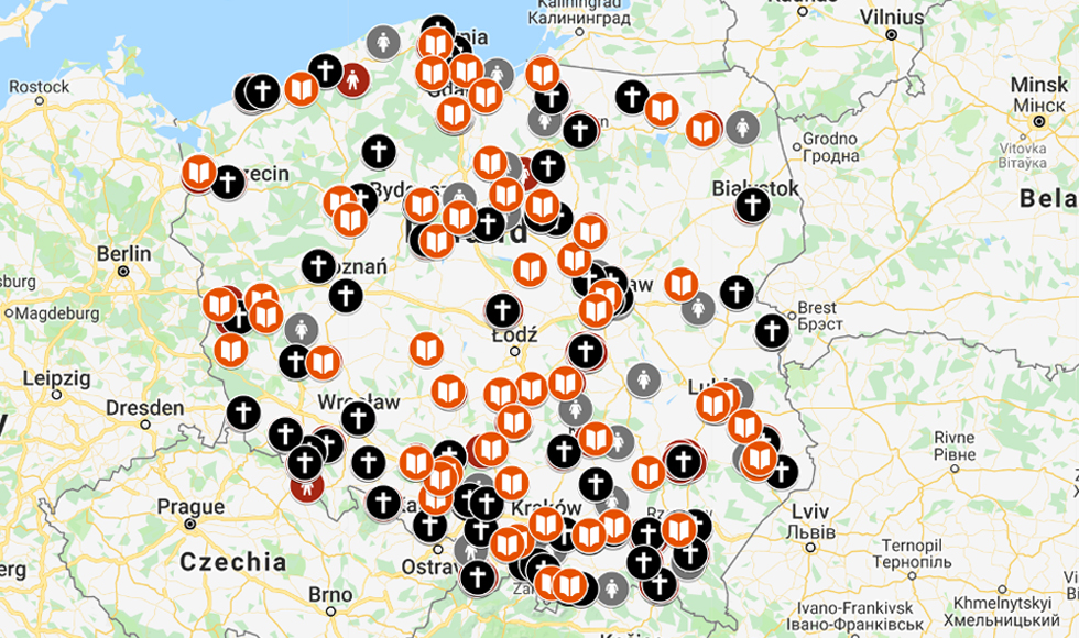 Powstała mapa pedofilii w polskim Kościele. Codziennie nowe zgłoszenia od ofiar - Zdjęcie główne
