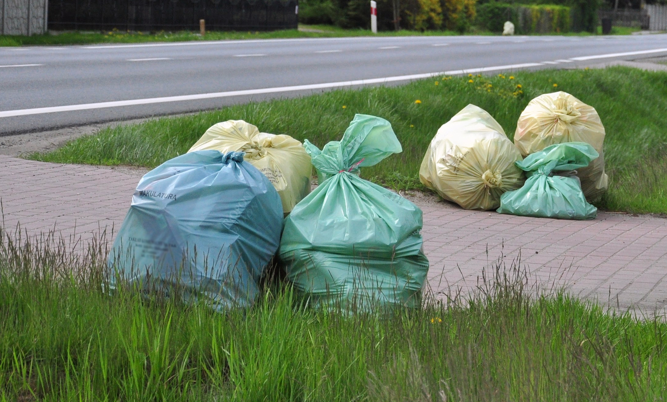 GMINA KOLBUSZOWA. Może być problem z kolorowymi workami na opady  - Zdjęcie główne