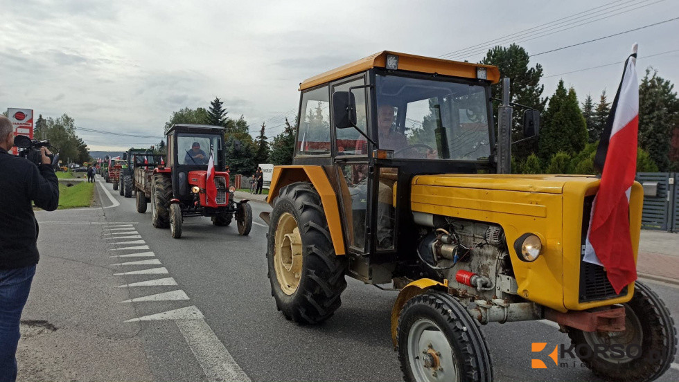 Protest rolników w Kolbuszowej [VIDEO] - Zdjęcie główne