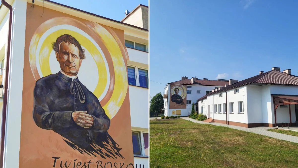 Mural na szkole w Trześni już gotowy. To czwarty w powiecie kolbuszowskim [ZDJĘCIA] - Zdjęcie główne