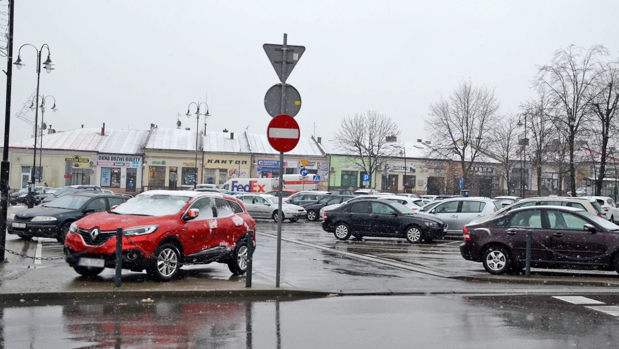 Pierwszy śnieg w Kolbuszowej