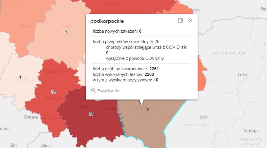 Nowe zakażenia Covid-19 na Podkarpaciu [niedziela - 8 sierpnia] - Zdjęcie główne