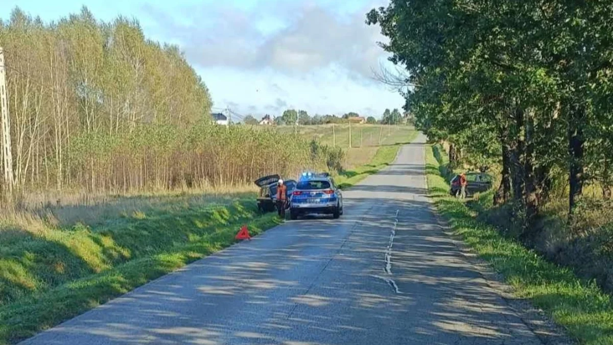 Samochód w rowie na trasie Kolbuszowa - Przewrotne. Za kierownicą siedziała 34-letnia mieszkanka naszego powiatu - Zdjęcie główne