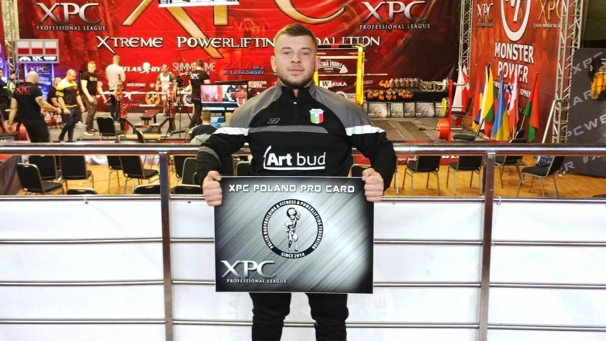 Zawodnik Artbud Werynianka Werynia z najlepszym wynikiem w trójboju siłowym na Mistrzostwach Europy XPC w Siedlcach - Zdjęcie główne