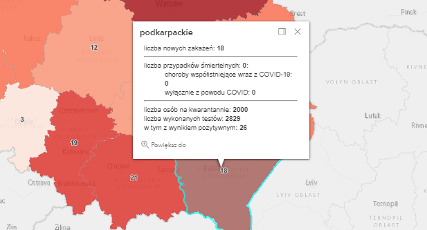 Koronawirus na Podkarpaciu. Nowe zakażenia [wtorek - 17 sierpnia] - Zdjęcie główne