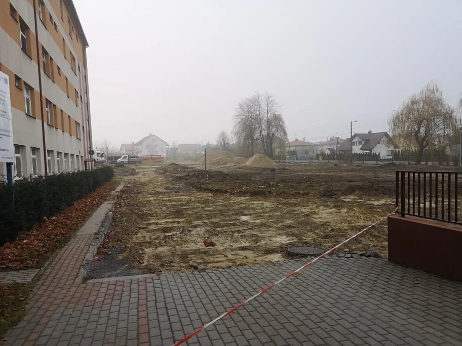 Trwające prace przy szpitalu w Kolbuszowej