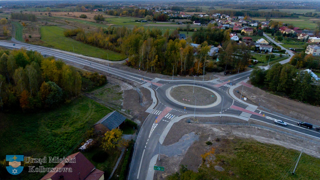 Rondo przy ul. Leśnej w Kolbuszowej Dolnej