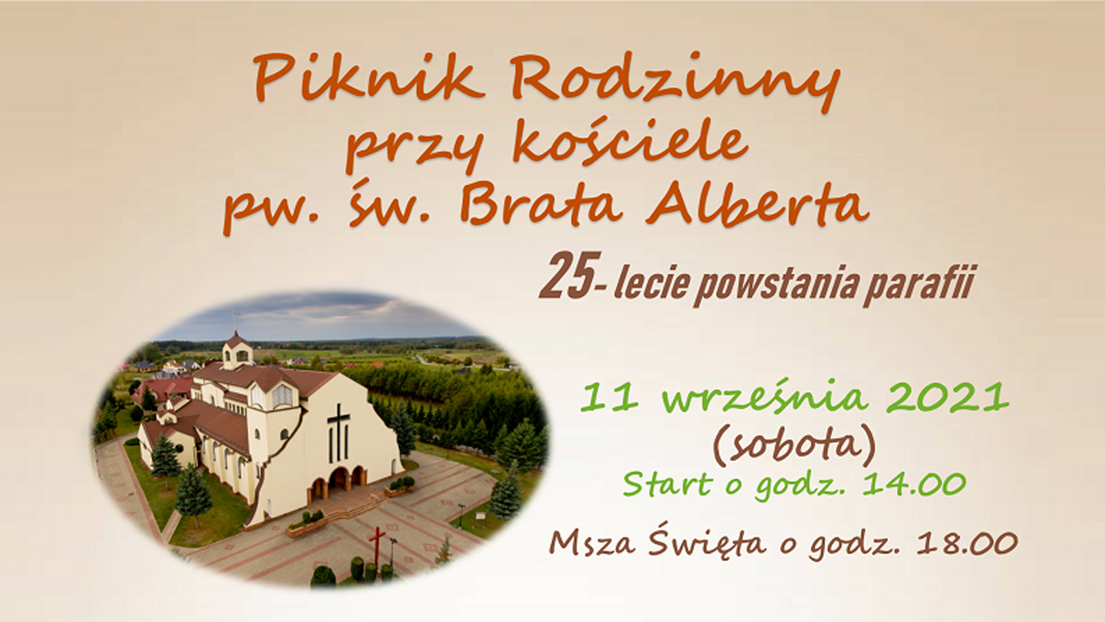 11 września: Piknik rodzinny przy kościele - Kolbuszowa 2021 - Zdjęcie główne