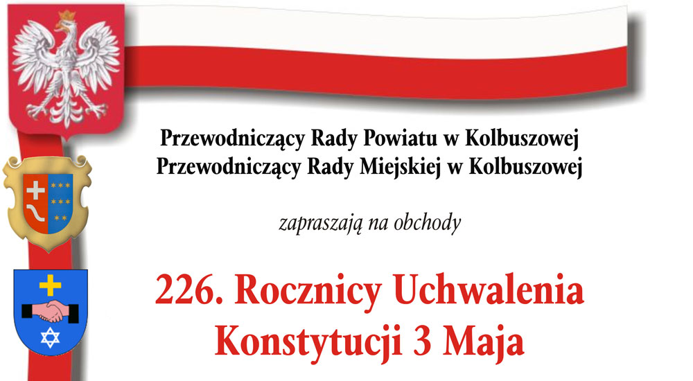 Zapraszamy na uroczystości 3-majowe! - Zdjęcie główne