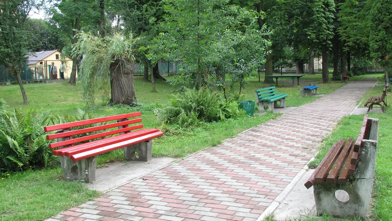 Ogródek Jordanowski w Kolbuszowej przed modernizacją. 