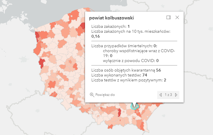 Jeden przypadek zakażenia Covid-19 w powiecie kolbuszowskim. W kraju ponad 700 [wtorek - 21 września] - Zdjęcie główne