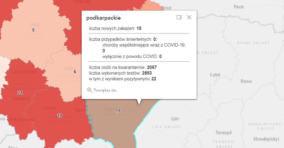 Nowe zakażenia na Podkarpaciu [sobota - 14 sierpnia] - Zdjęcie główne