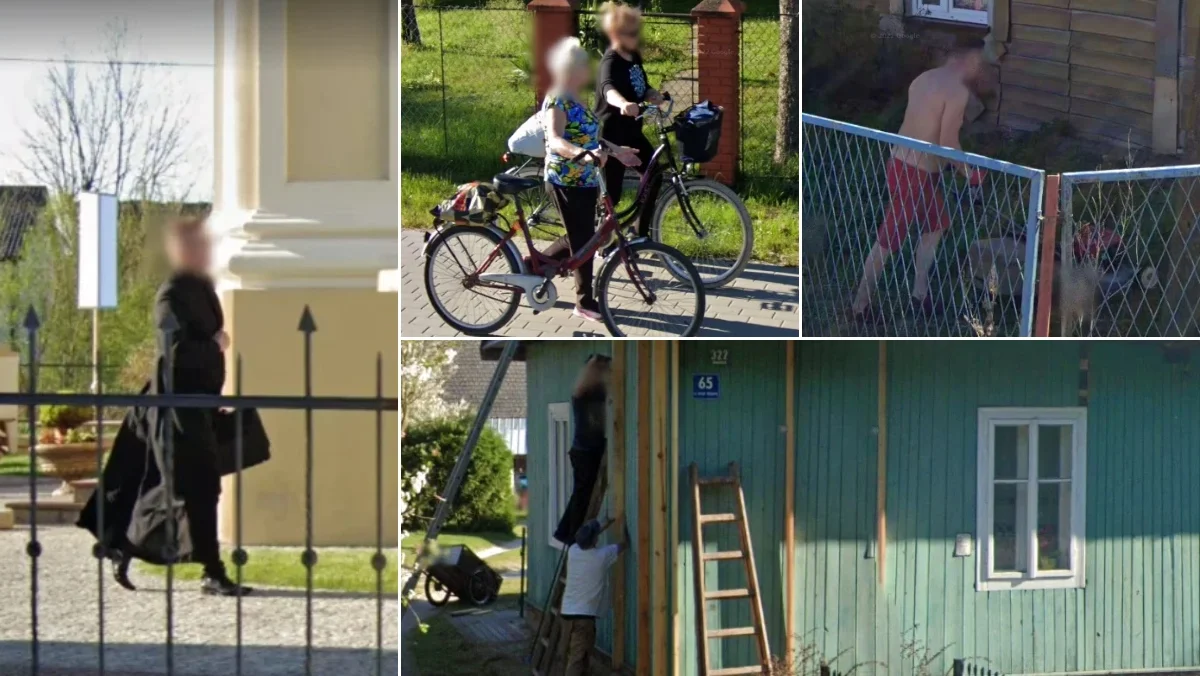 Ksiądz i mieszkańcy Raniżowa "przyłapani" przez kamerę Google Street View w 2021 roku [ZDJĘCIA] - Zdjęcie główne