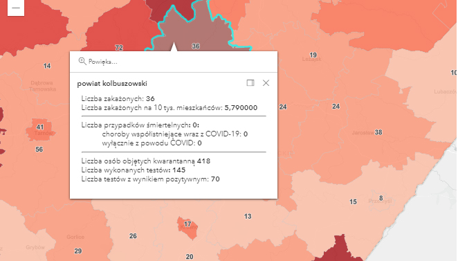 Wzrost zakażeń w powiecie kolbuszowskim [wtorek - 23 marca] - Zdjęcie główne