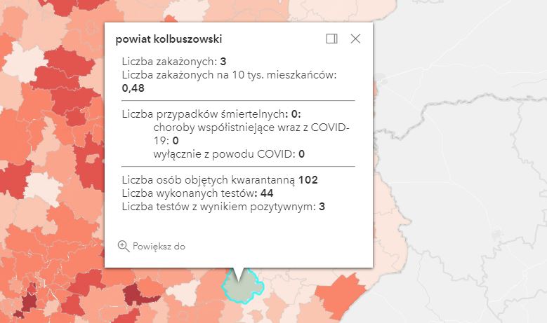 Sytuacja w powiecie kolbuszowskim - 3 maja