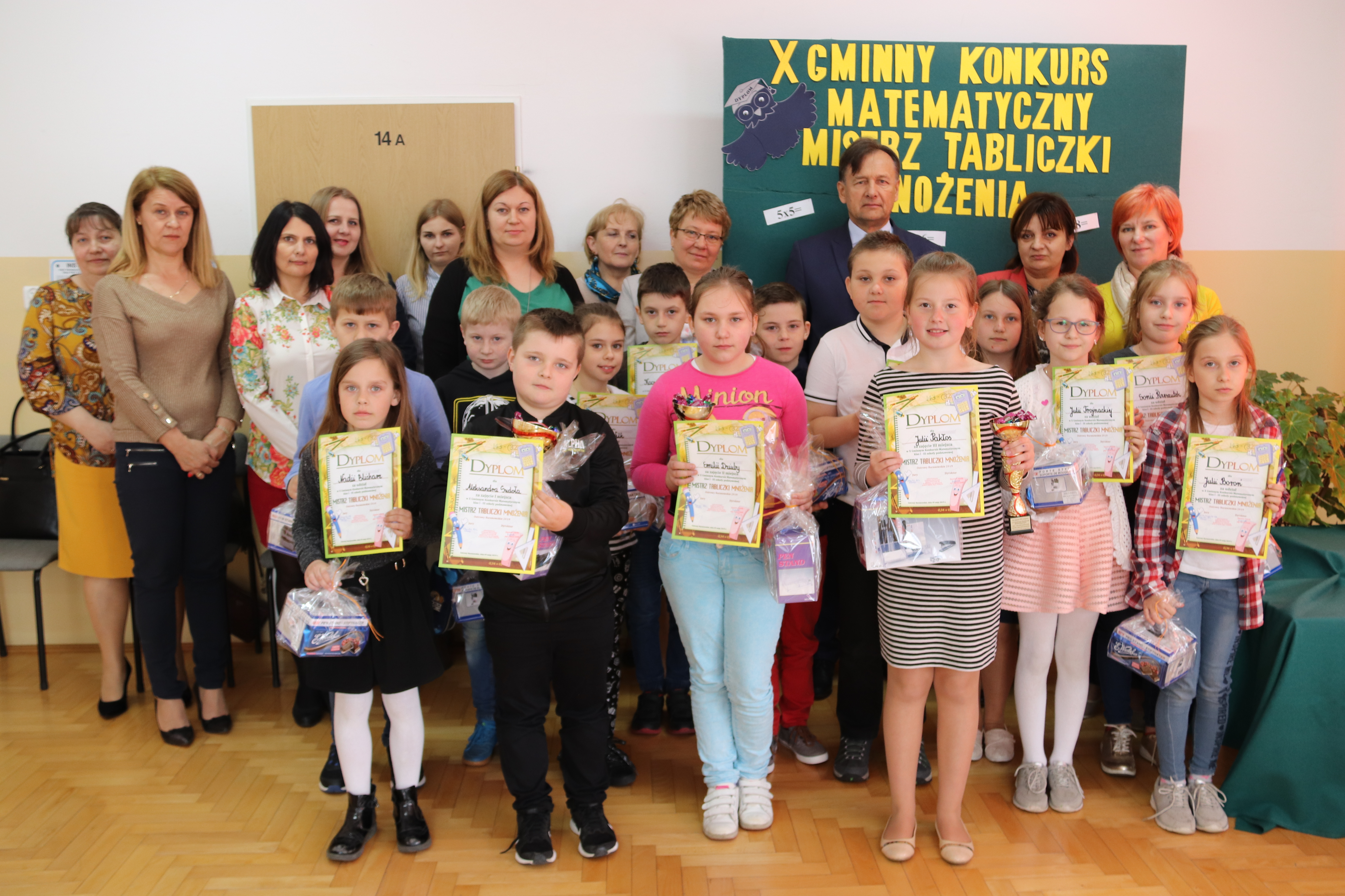 W Szkole Podstawowej w Ostrowach Baranowskich odbyła się X Edycja Gminnego Konkursu Matematycznego - Zdjęcie główne