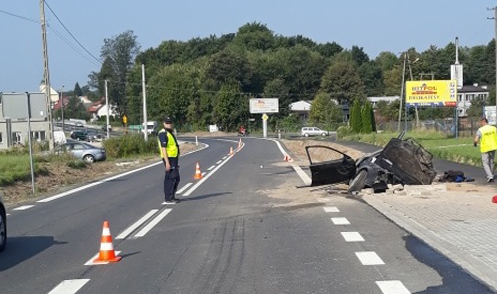 Trwa wyjaśnianie okoliczności tragicznego wypadku |ZDJĘCIA| - Zdjęcie główne