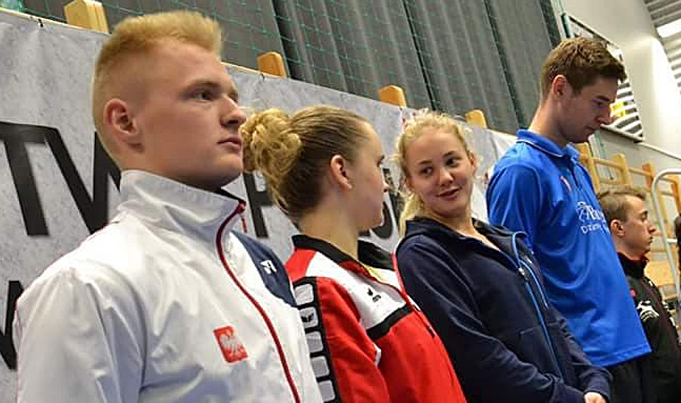 BADMINTON. Konrad Płoch wywalczył w rozegranych w Białymstoku mistrzostwach Polski srebrny medal  - Zdjęcie główne