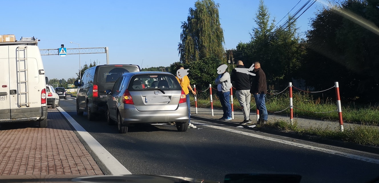 Kolbuszowa Górna. Nieostrożna jazda zakończona mandatem  - Zdjęcie główne